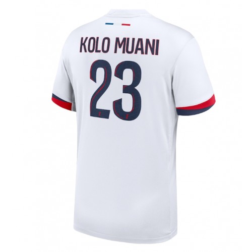 Pánský Fotbalový dres Paris Saint-Germain Randal Kolo Muani #23 2024-25 Venkovní Krátký Rukáv